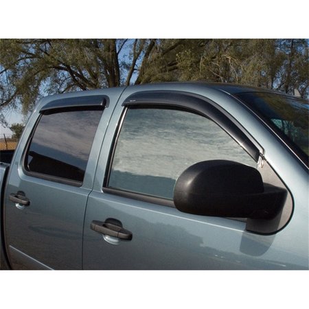 STAMPEDE 01-06 GM FS CC/00-06 SUB/YUKON SMOKE 4PC WINDOW VISORS 6034-2